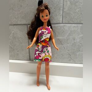 1990 Vintage Mattel Barbie Babysitting Courtney Doll